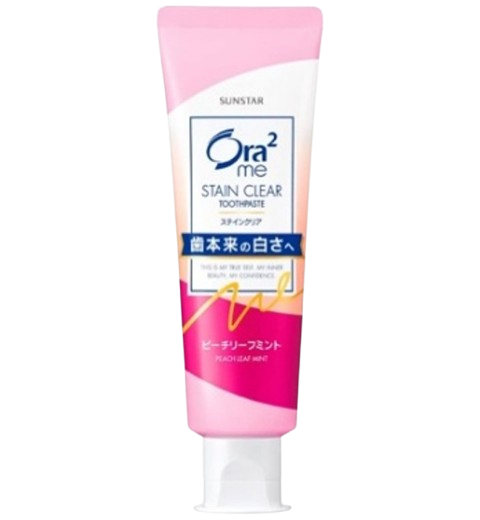 Aura 2me Stain Clear Paste 130g (Peach Leaf Mint) 1 piece
