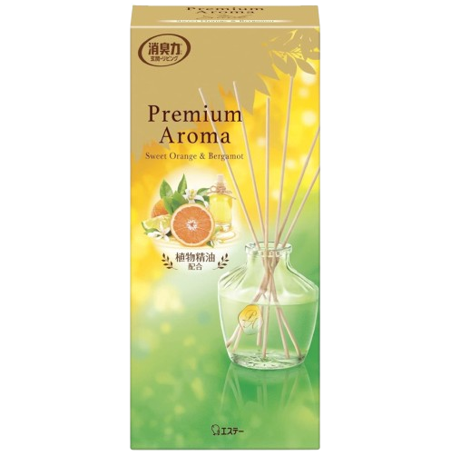 Deodorizing Power Premium Aroma Stick 65mL (Sweet Orange & Bergamot) 1 piece