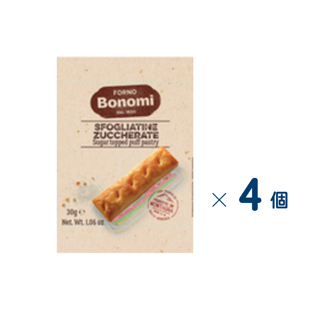 [Bonomi] Sugar Puff Pastry Set of 4 (Expiration date: November 30, 2026)