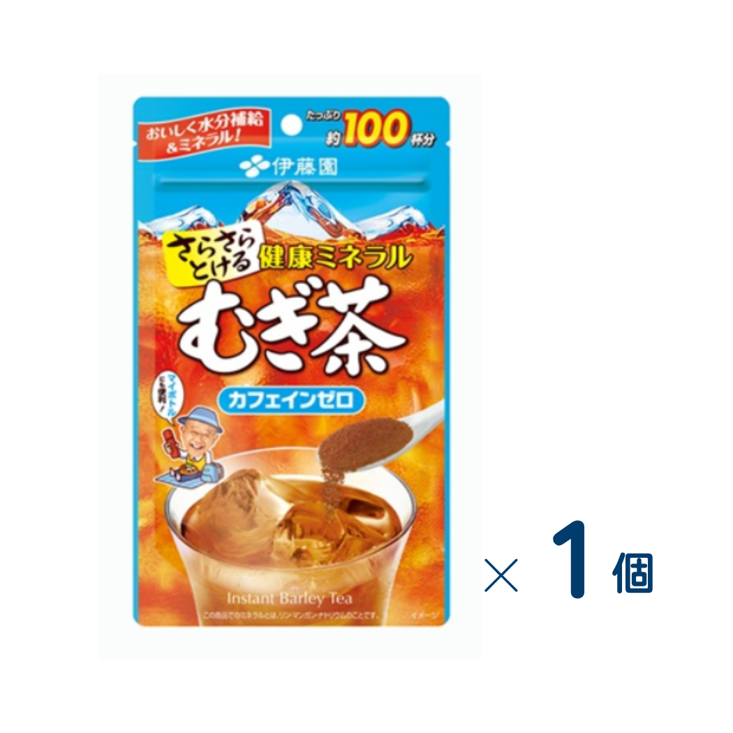 [Ito En] Sarasara Tokeru Kenko Mineral Mugicha 80g Set of 1 (Expiration date: July 31, 2026)