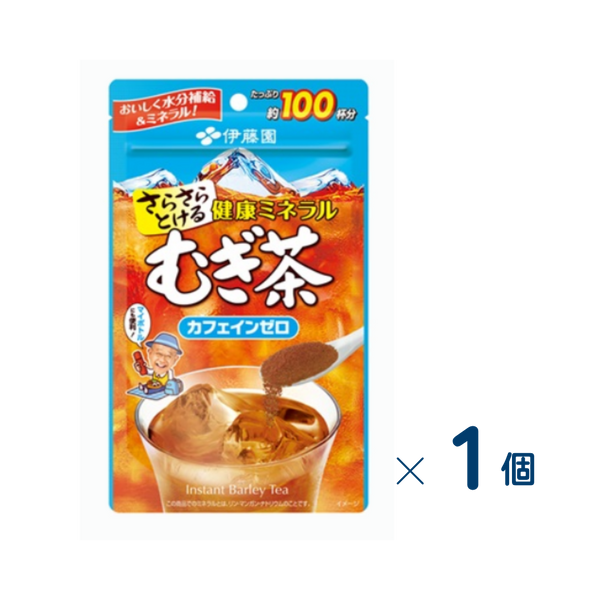 [Ito En] Sarasara Tokeru Kenko Mineral Mugicha 80g Set of 1 (Expiration date: July 31, 2026)