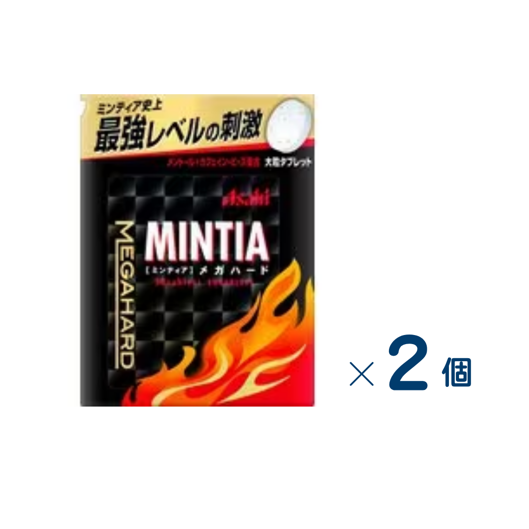 [Asahi Group Foods] MINTIA Mega Hard Set of 2 (Expiration date: August 31, 2026)
