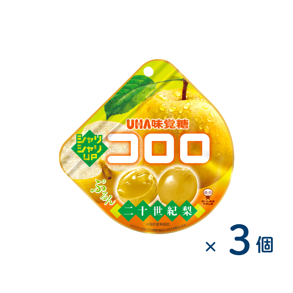 [Sold as a set] Mikakuto Kororo 20th century pear (best before date 2026/05/31) 3 pieces