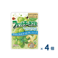 [Sold as a set] Bourbon Fettuccine Gummy Shine Muscat White Soda (Best before date: 2026/05/31) 4 pieces