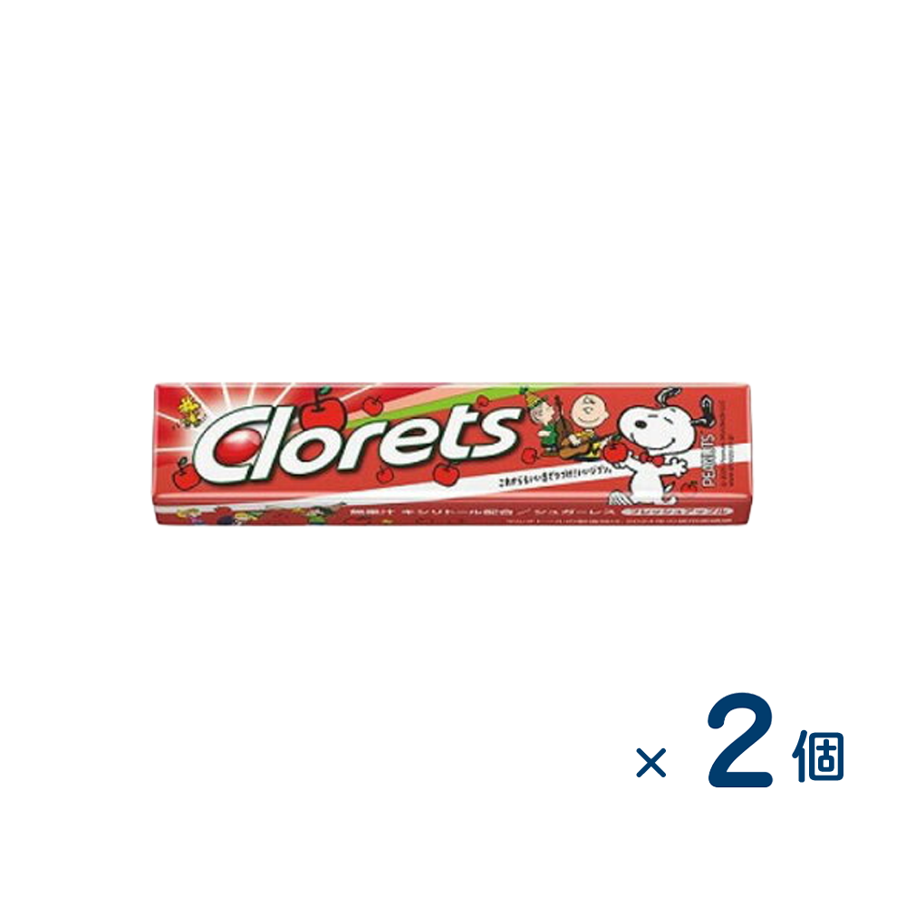 [Sold as a set] Mondelez Clorets XP fresh apple 2 pieces