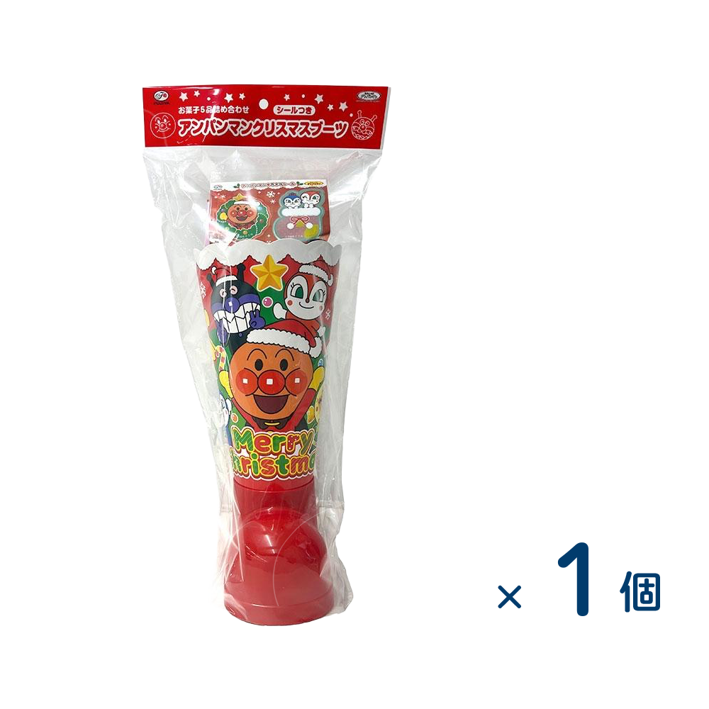 Fujiya Anpanman Christmas boots (expiration date 2026/08/31) 1 piece
