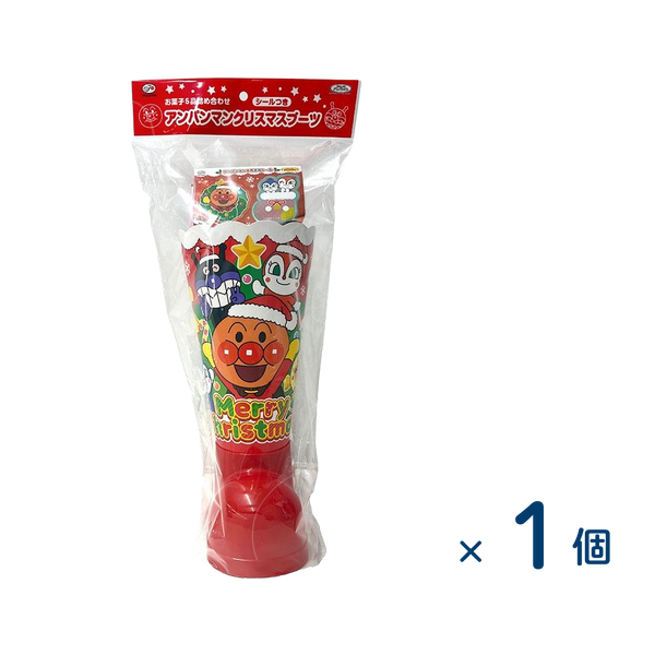 Fujiya Anpanman Christmas boots (expiration date 2026/08/31) 1 piece