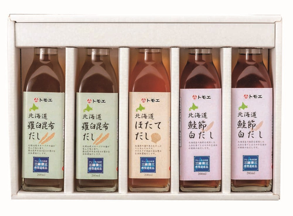 [Mikuni] Hokkaido Dashi 3 Varieties Set of 5 (Expiration date: December 10, 2026)