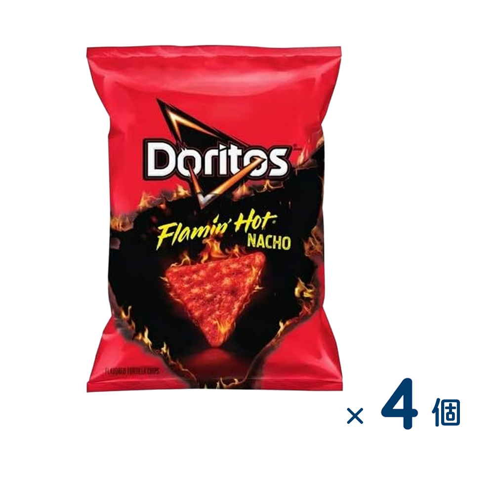 【セット売り】ジャパンフリトレー ドリトスＦＨ激辛ナチョチーズ味６０ｇ（賞味期限2026/01/08）4個入り