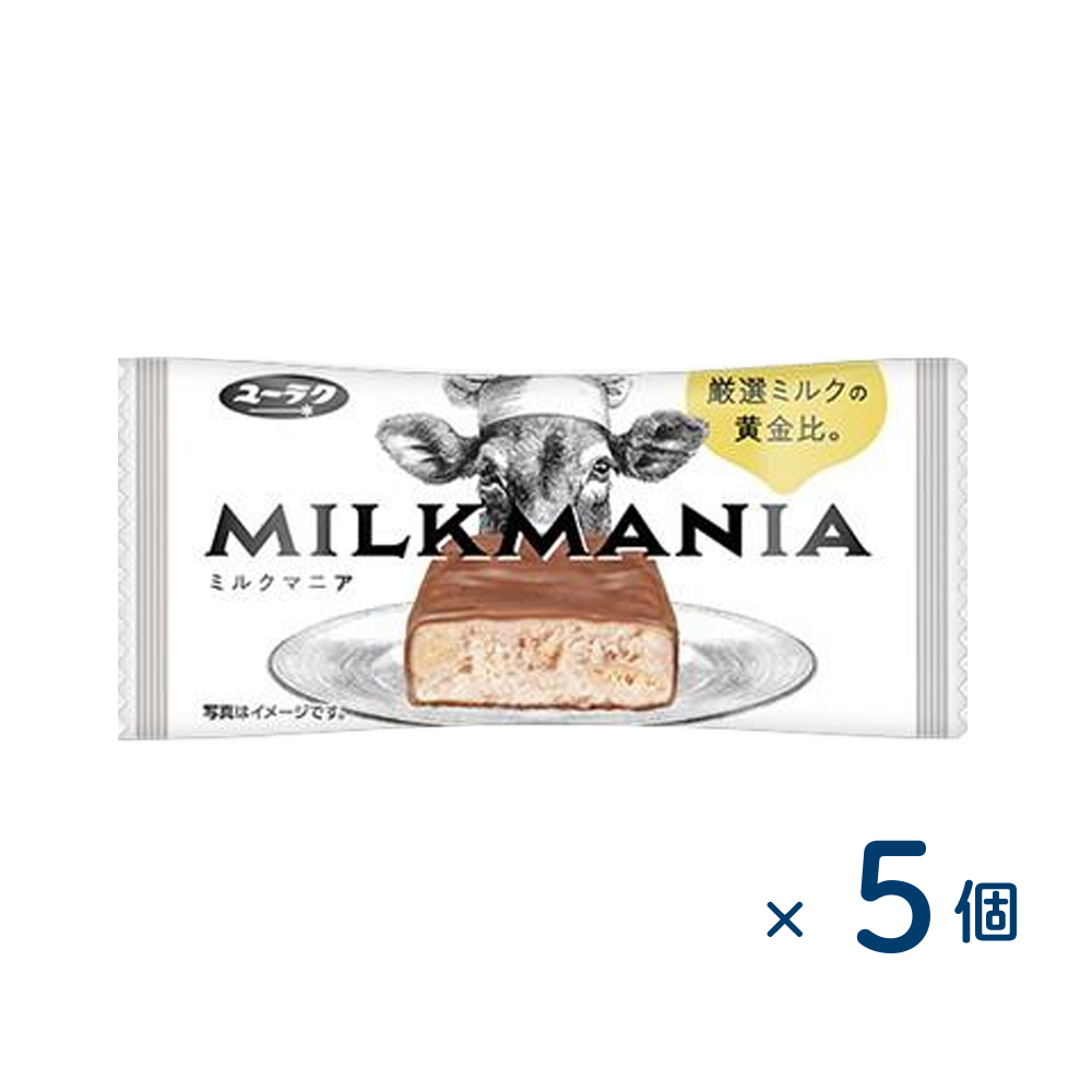 [Sold as a set] Yuraku Seika Milk Mania (best before date 2026/04/30) 5 pieces