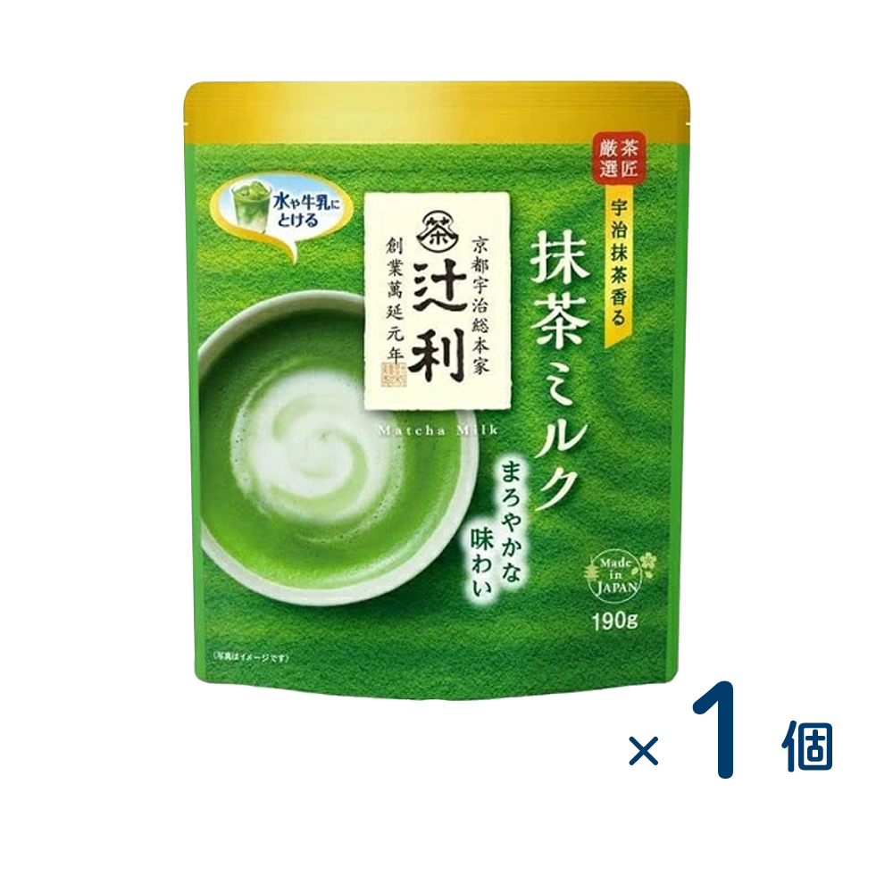 片岡 辻利抹茶ミルク１９０ｇ（賞味期限2026/3/1）