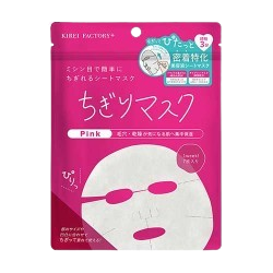 Aowa Tsusho Kirei Factory Plus Chigiri Mask 01 pink 7 pieces 1 piece