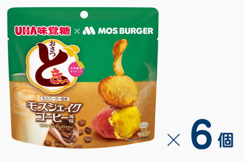 [UHA Mikakuto] Osatsu Dokki (Moss Shake Coffee Flavor) Stand Pack Set of 6 (Expiration date: November 30, 2027)
