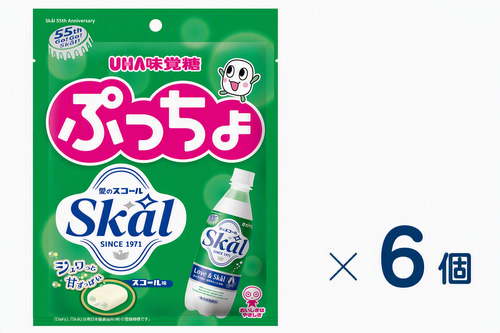 [UHA Mikakuto] Puccho Bag Skal Set of 6 (Expiration date: February 28, 2027)
