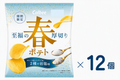 [Calbee] Haru Potato Two Types of Rock Salt Flavor Set of 12 (Expiration date: October 31, 2026)