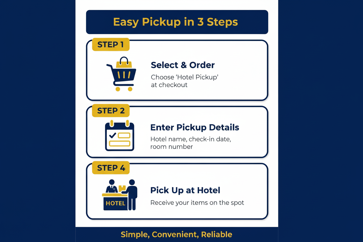 Easy Pickup in 3 Steps - 3:2 ratio